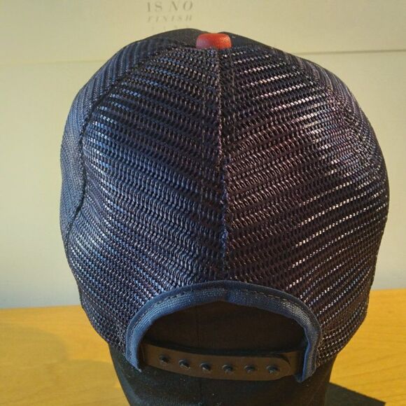 Vintage New Era Nordic Skiers Live Longer Patch Snap Back Trucker Hat - Picture 5 of 9